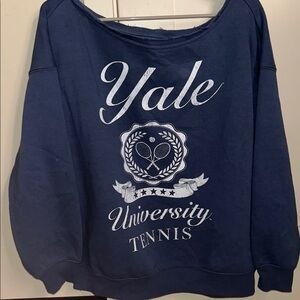 Yale University off the shoulder Sweatshirt